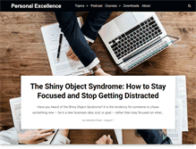 Tablet Screenshot of personalexcellence.co